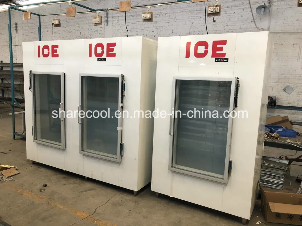 Bagged Ice Merchandiser with Glass Door