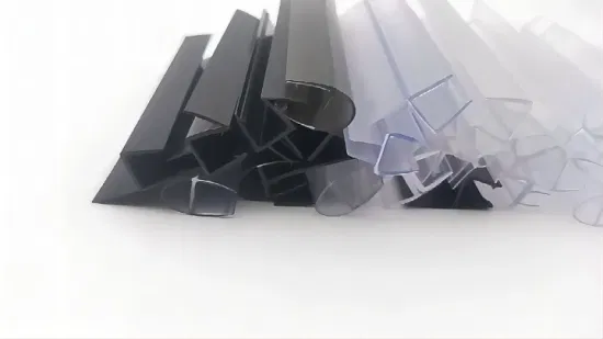Bande d'étanchéité magnétique transparente en PVC, bande d'étanchéité pour porte de douche